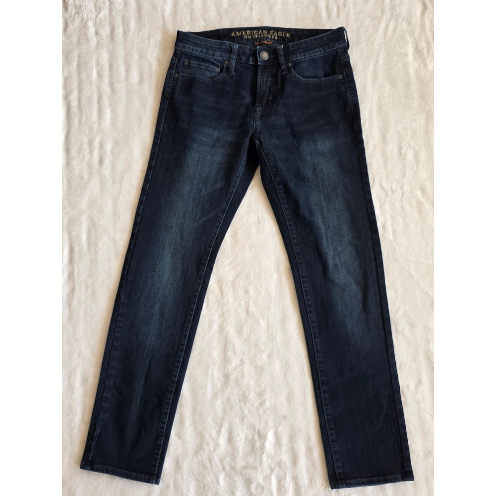 American‎ Eagle Outfitters Skinny Jeans Dark Wash 360 Extreme Flex 28x30
